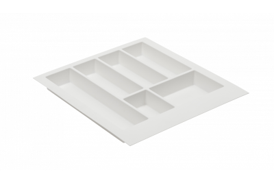 Decor Cutle Range-couverts Insert pour tiroir de cuisine 500 Blanc 1208966375