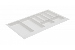 Décor Cutle Bac à Couverts Insert pour Tiroir de Cuisine 900 Blanc 1208966381