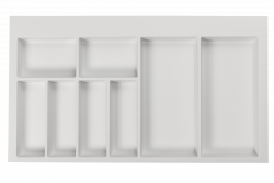 Décor Cutle Bac à Couverts Insert pour Tiroir de Cuisine 900 Blanc 1208966381