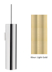 Waterevolution Flow ensemble de brosse de toilette mural PVD Light Gold A241WGE