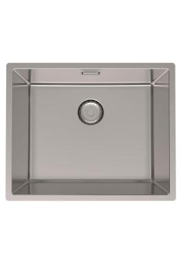 Évier en inox Pure.Sink Prestige 50x40cm,montage sous-plan,à fleur,en surface PPG5040-02