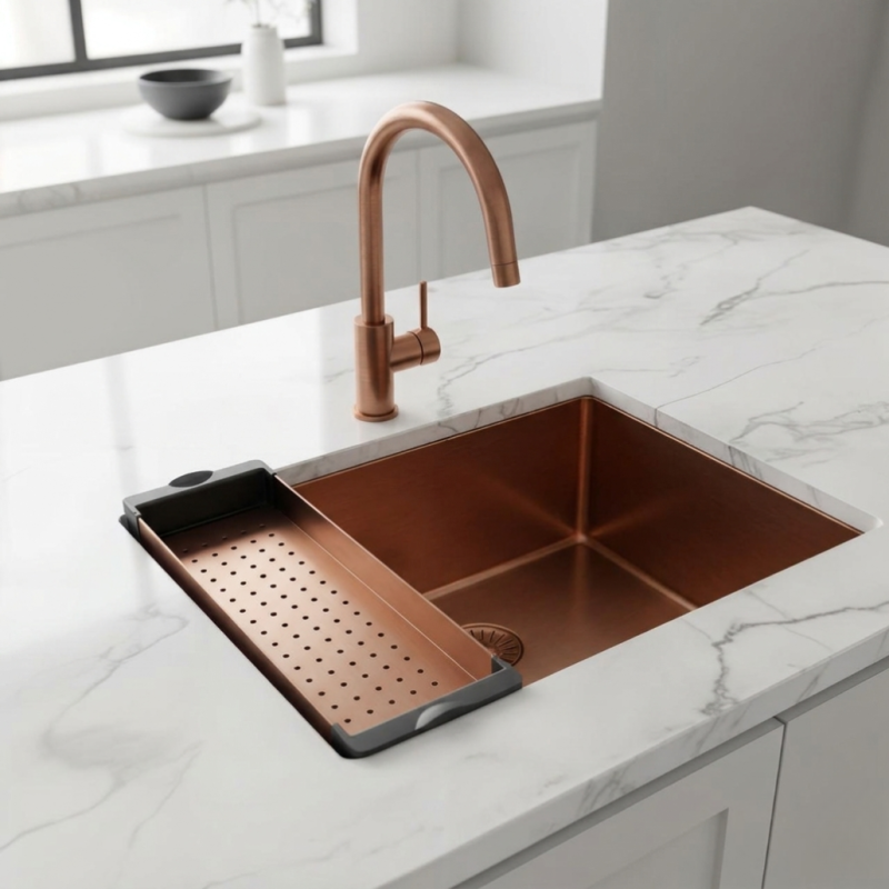 Cuve d'évier Pure.Sink Prestige en cuivre PPGCL40-62