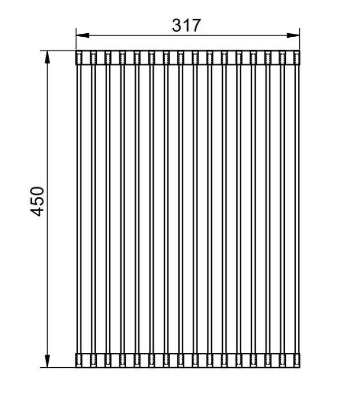 Pure.Sink Prestige tapis roulant pour évier Gun Metal PPGRM40-61