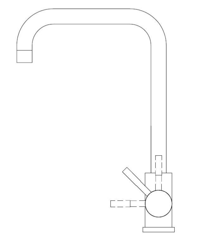 Pure.Sink Elite Steel Pure keukenkraan Mat zwart PS8010-10