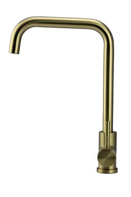 Robinet de cuisine Pure.Sink Elite Steel Pure en PVD or brossé PS8010-60