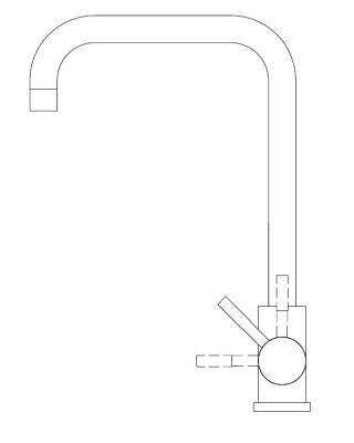 Pure.Sink Elite Steel Pure robinet de cuisine PVD Gun Metal PS8010-61