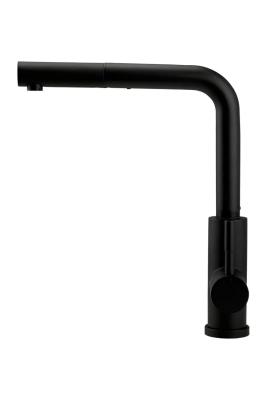 Robinet de cuisine Pure.Sink Elite Steel Spark-S Noir Mat avec bec extensible PS8041-10