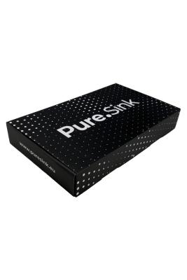Robinet de cuisine Pure.Sink Elite Steel Spark-S Noir Mat avec bec extensible PS8041-10