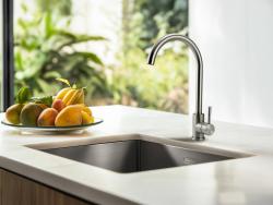 Robinet de cuisine Pure.Sink Elite Steel Stream en acier inoxydable PS8044-02