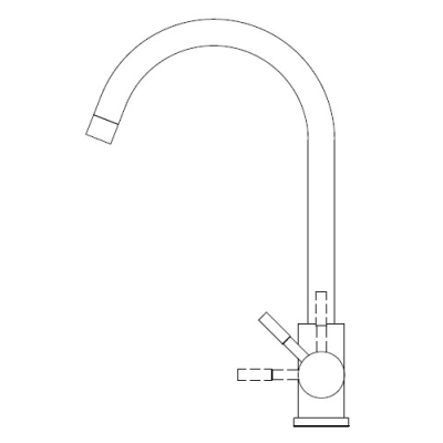 Robinet de cuisine Pure.Sink Elite Steel Stream en inox PS8044-02