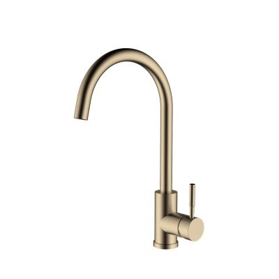 Robinet de cuisine Pure.Sink Elite Steel Stream en acier PVD or brossé PS8044-60