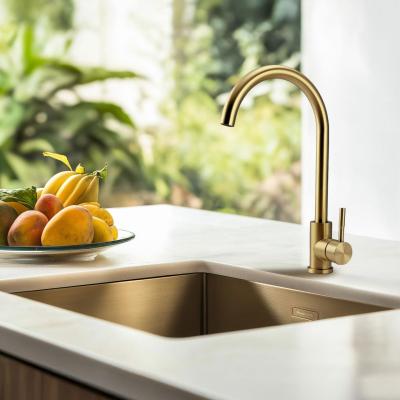 Robinet de cuisine Pure.Sink Elite Steel Stream en acier PVD or brossé PS8044-60