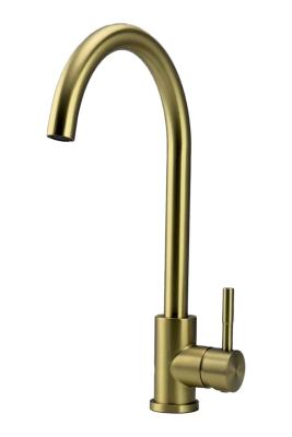 Robinet de cuisine Pure.Sink Elite Steel Stream en acier PVD or brossé PS8044-60