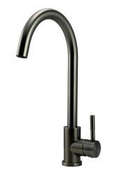 Robinet de cuisine Pure.Sink Elite Steel Stream en acier PVD Gun Metal PS8044-61.