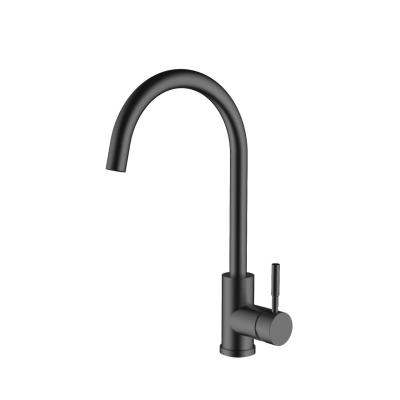Robinet de cuisine Pure.Sink Elite Steel Stream en acier PVD Gun Metal PS8044-61.