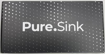Robinet de cuisine Pure.Sink Elite Steel Stream-S en métal PVD Gun avec bec extractible PS8045-61