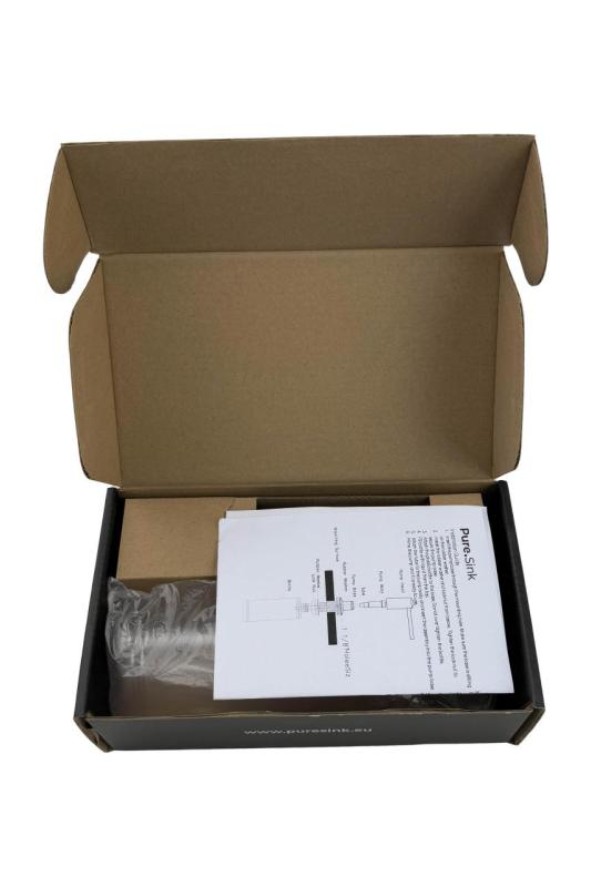 Pure.Sink Elite Steel Shine distributeur de savon en inox rechargeable par le dessus PS9010-02