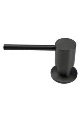 Distributeur de savon encastrable Pure.Sink Elite Steel Shine PVD Gun Metal, rechargeable par le dessus PS9010-61