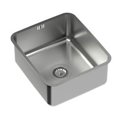 Aquadesign Oxford Évier Inox 35x40cm Sous-plan avec Bouchon Inox - 1208967761