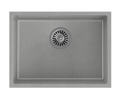 Quadri Elston Évier Sous-Plan en Granit Gris 495x360mm avec Bonde en Inox 1208967773