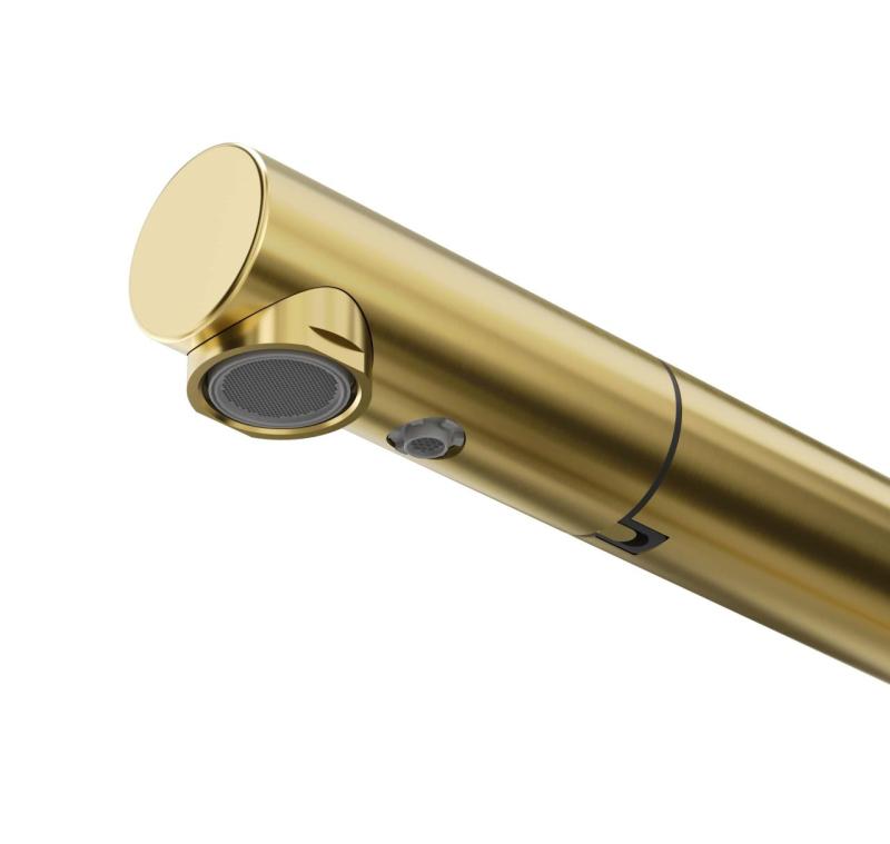 Quadri Ellesmere Robinet de cuisine PVD Or 3 voies avec raccord supplémentaire pour eau filtrée 1208967781