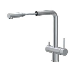 Quadri Ellesmere Mitigeur de Cuisine Inox 3-voies avec Connexion Supplémentaire pour Eau Filtrée 1208967782
