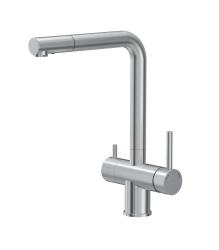 Quadri Ellesmere Mitigeur de Cuisine Inox 3-voies avec Connexion Supplémentaire pour Eau Filtrée 1208967782