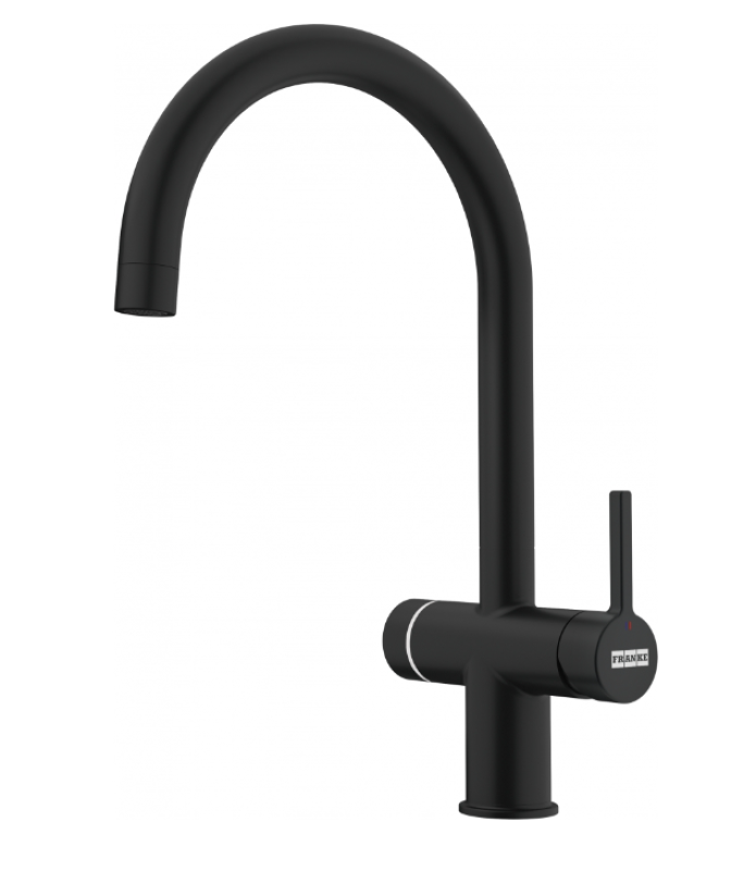 Franke Maris water hub 7L chaudière 3-en-1 avec robinet d'eau bouillante électronique tactile noir mat 160.0713.604