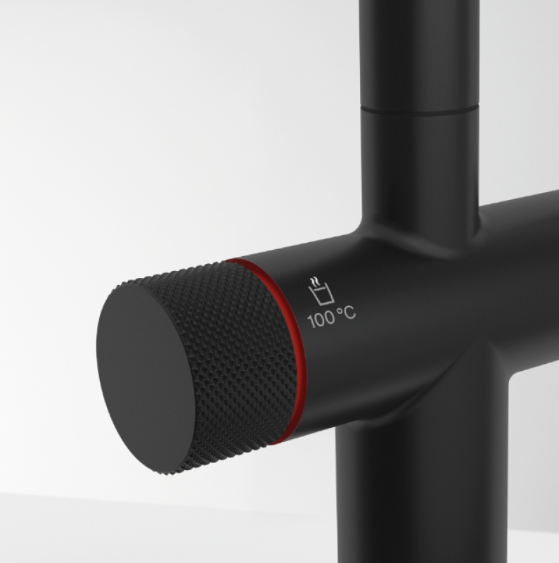 Hub d'eau Franke Maris avec chaudière de 4L 3-en-1 et robinet d'eau bouillante mécanique Twist, noir mat avec ensemble de mélangeur waterhub 1208967861
