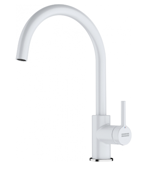 Franke Lina XL Mitigeur de Cuisine Polar White Blanc avec Bec Pivotant 115.0626.024