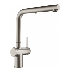 Franke Active Twist Mitigeur Monocommande Aspect Inox avec Bec Extensible et Commande de Vidage Intégrée 115.0653.505