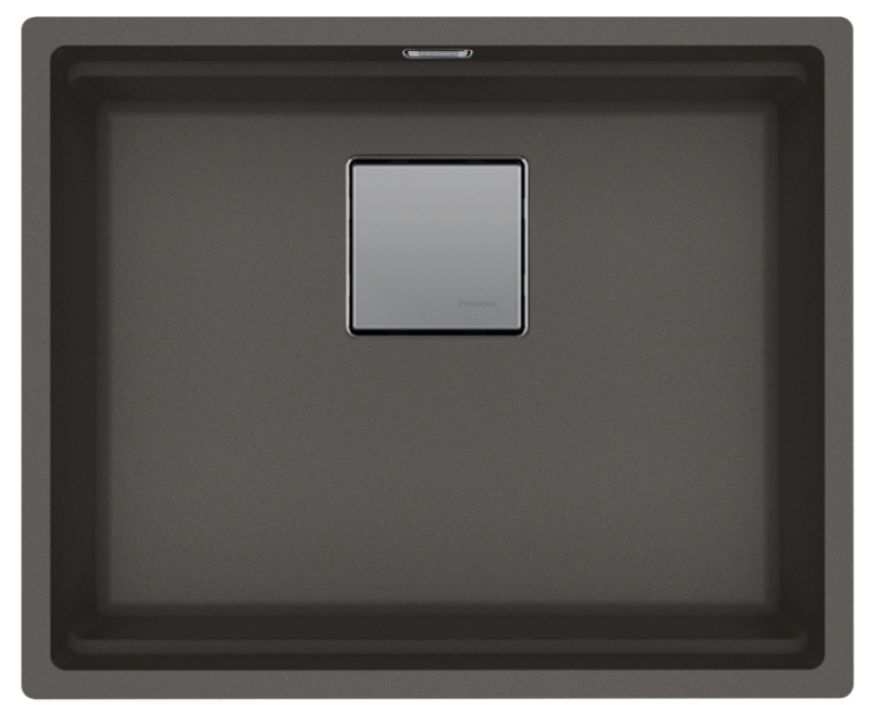 Franke Kubus KNG 110.52 Évier 52x42 Slate Grey Granit Gris Foncé Sous-Plan 125.0714.636