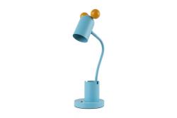 Lampe de bureau MOUSE, 0215, max. 250 V, 50/60 Hz, 1*E27, max. 25 W, diamètre 8 cm, IP20, bleu