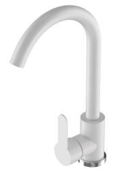 Veritas Robinet de Cuisine Graniteland Blanc avec bec pivotant 1208969531