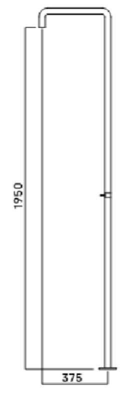 Waterevolution Flow colonne de douche avec mitigeur en inox T146IE