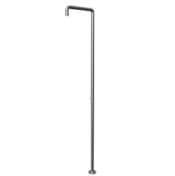 Waterevolution Flow colonne de douche avec mitigeur gun metal T146GME