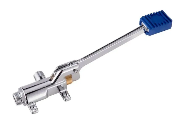 PB Pedal Line Pédale de pied chromée pour montage au sol ou mural 1208969729