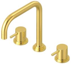 Waterevolution Flow 3-gats haakse keukenmengkraan met draaibare uitloop en gefilterd water aansluiting messing T152HLE