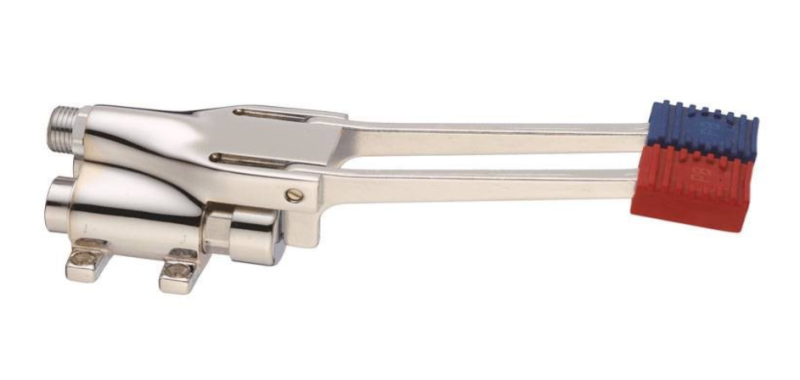 Ligne de pédale PB Robinet mitigeur double pédale chromé pour montage au sol 1208969756