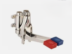 Ligne de Pédale PB Double Pédale Robinet Mélangeur Chromé pour Montage Mural 1208969759