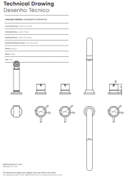 Waterevolution Flow mitigeur de cuisine à 5 trous avec douchette extractible et connexion pour eau filtrée gun metal T154HGME