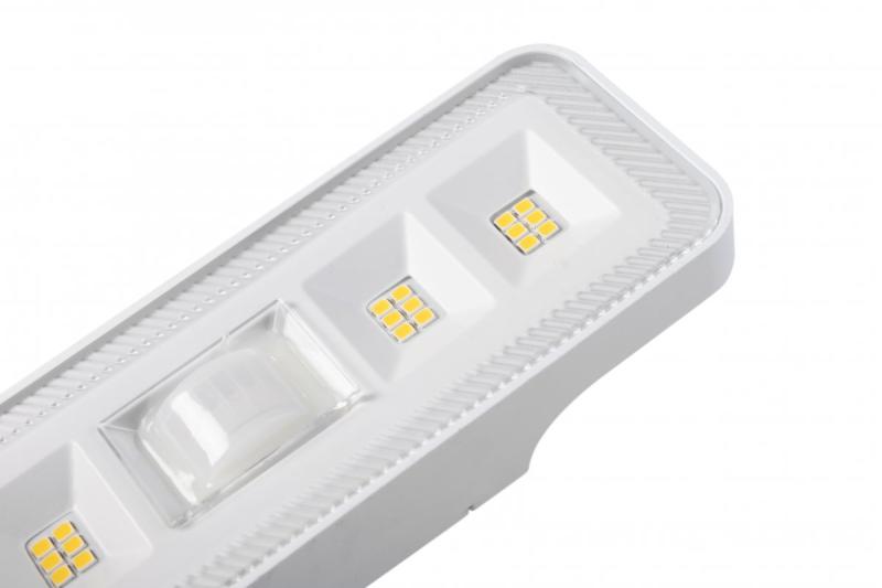 Luminaire solaire avec détecteur de mouvement et crépusculaire DAVOS, LED, 1000lm, 4000K, 2000mAh, IP54, blanc