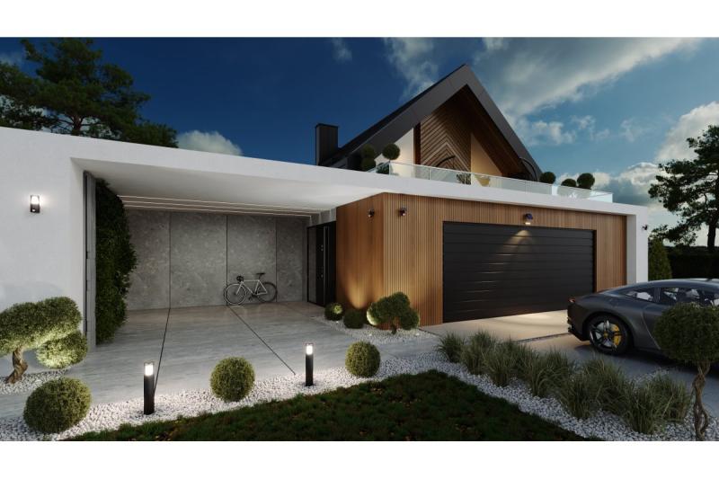 Luminaire solaire avec capteur de mouvement et crépusculaire DAVOS, LED, 1000lm, 4000K, 2000mAh, IP54, noir