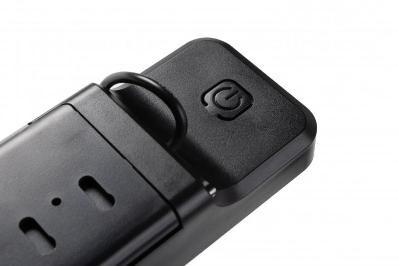 Luminaire solaire avec capteur de mouvement et crépusculaire DAVOS, LED, 1000lm, 4000K, 2000mAh, IP54, noir