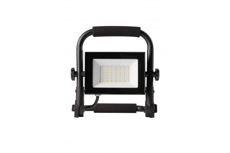 NELI Projecteur Portable, LED, 30W, 2700lm, 6400K, AC220-240V, IP65, câble de 1.5m