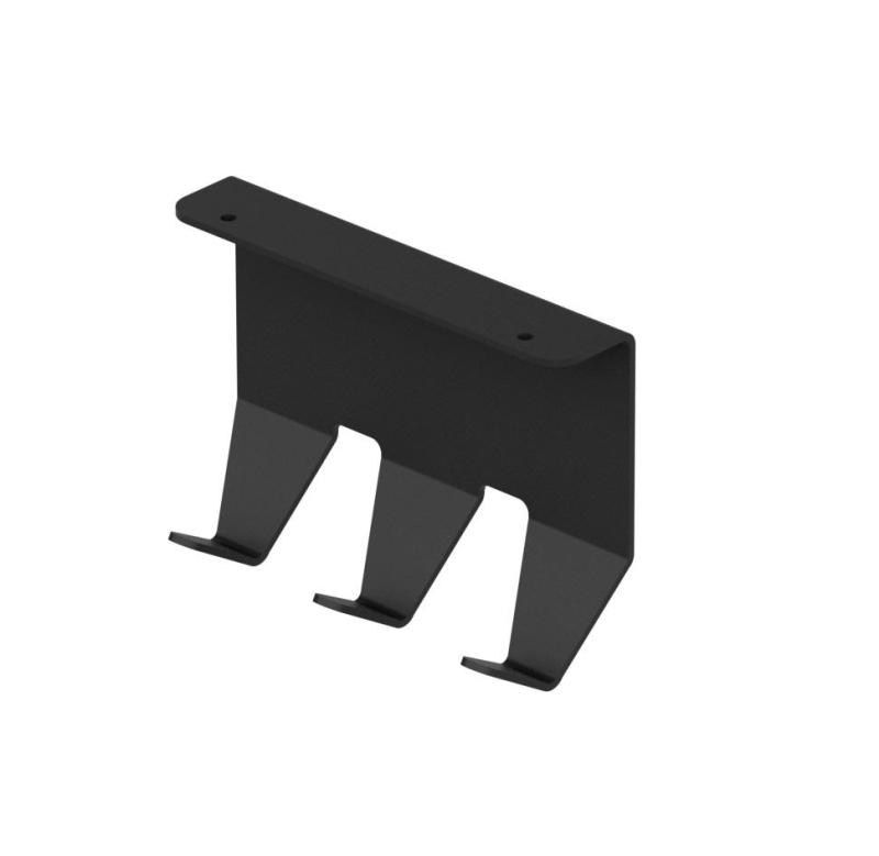 Ensemble de rails de cuisine Epka Luxion 100 cm avec accessoires métal à fixation invisible noir 1208969984