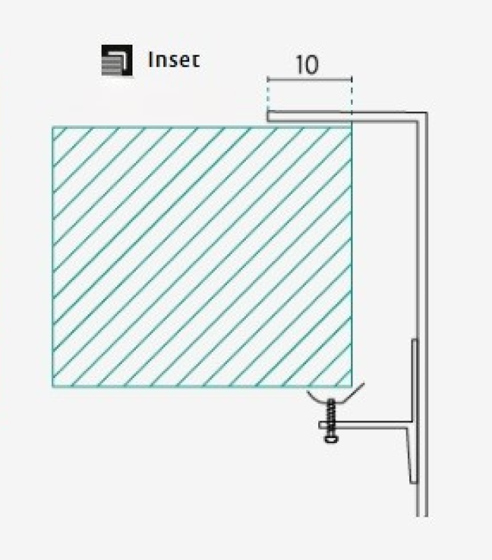 Évier en inox Banka IB4040 40 x 40 cm Montage en surface et à fleur 1208970040