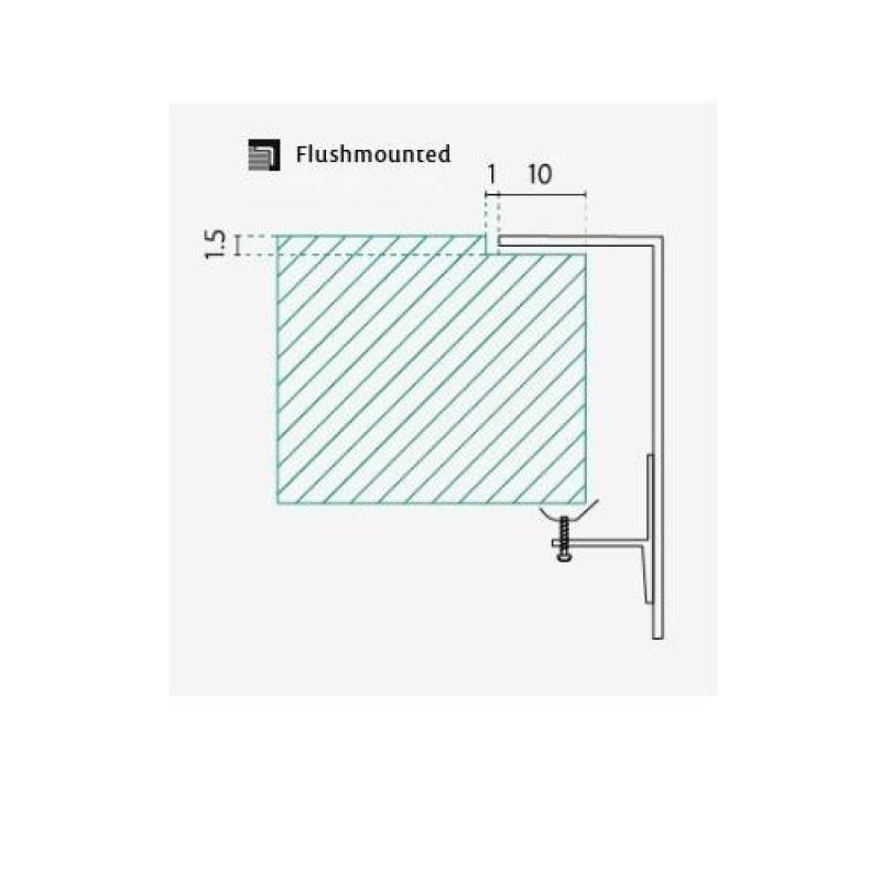 Évier Banka IB3440 en inox 34 x 40 cm Montage en surface et encastré 1208970047