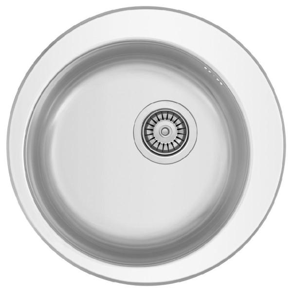 Évier rond encastrable Banka Moscow RVS 48 cm 1208970054