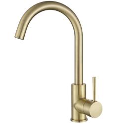 Ausmann Arvia robinet de cuisine en or PVD Gold avec bec pivotant 1208970640.